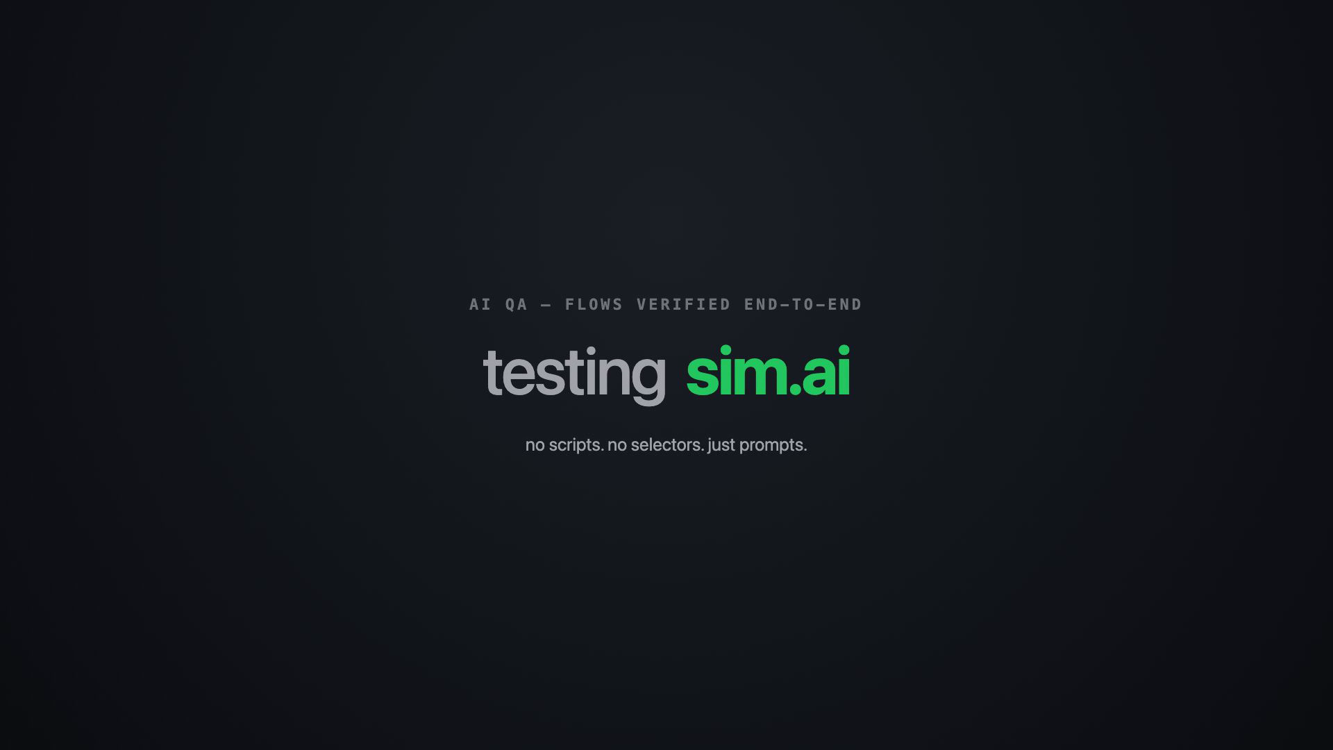 Opslane report on Sim.ai